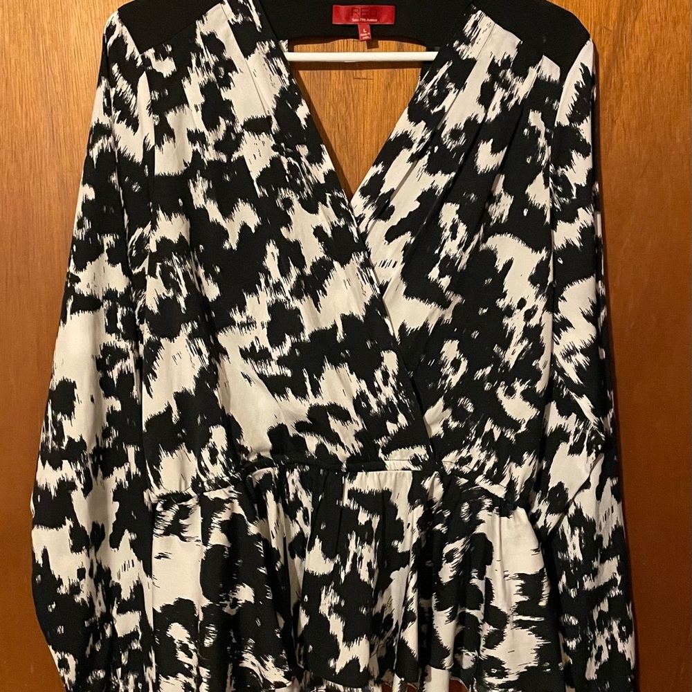 Stylish Black and White Women's Dress